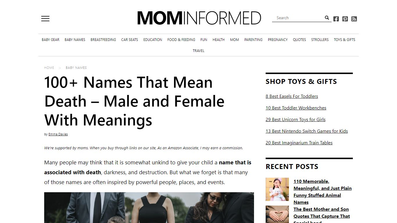 100+ Names That Mean Death - Male and Female With Meanings - MomInformed